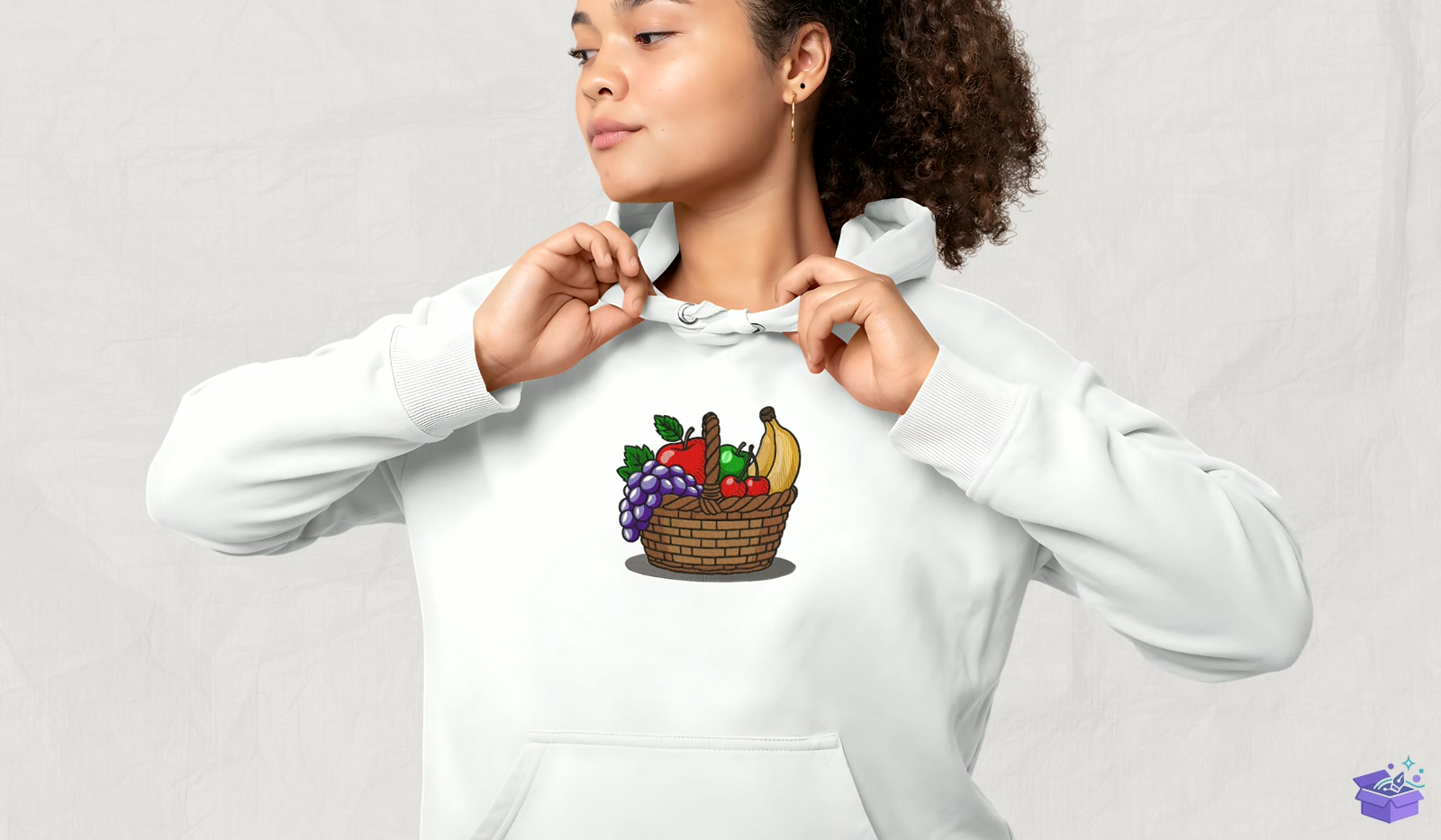 Harvest Fruit Basket - Makine Nakış Deseni (SVG, DXF, EPS, PNG) - detaylı önizleme 4