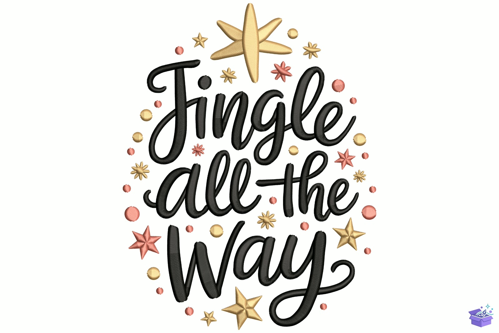Yılbaşı Quote Typography - Makine Nakış Deseni (SVG, DXF, EPS, PNG) - Nakış Desenleri İndir (DXF, SVG, EPS)