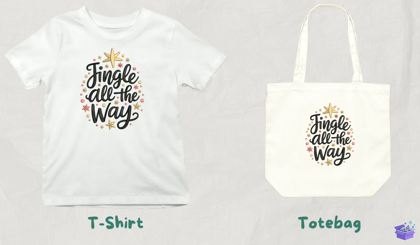 Yılbaşı Quote Typography - Makine Nakış Deseni (SVG, DXF, EPS, PNG) - detaylı önizleme 3