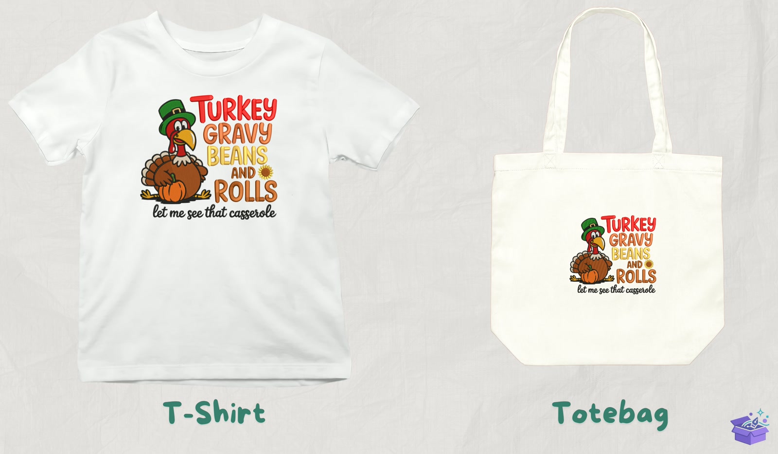 Funny Turkey - Makine Nakış Deseni (SVG, DXF, EPS, PNG) - detaylı önizleme 3