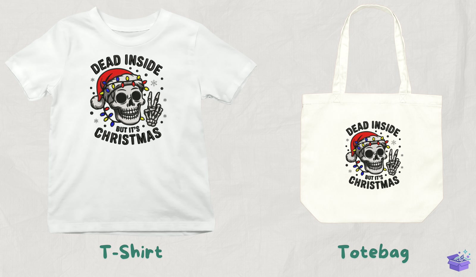 Yılbaşı Skeleton - Makine Nakış Deseni (SVG, DXF, EPS, PNG) - detaylı önizleme 3