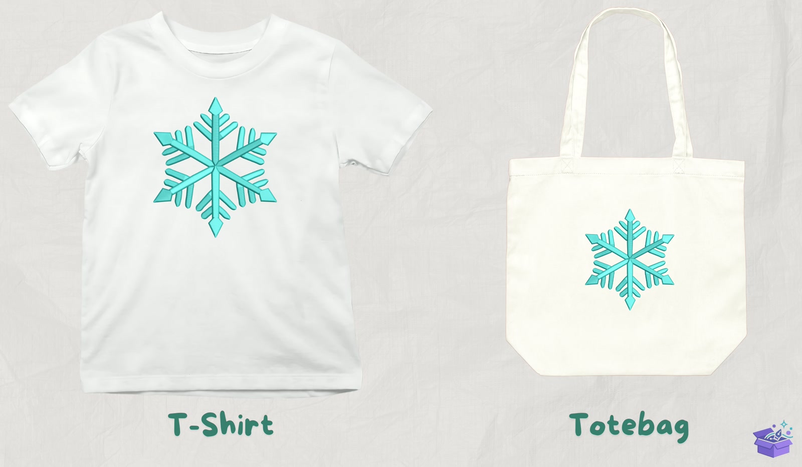 Geometric Snowflake - Makine Nakış Deseni (SVG, DXF, EPS, PNG) - detaylı önizleme 3