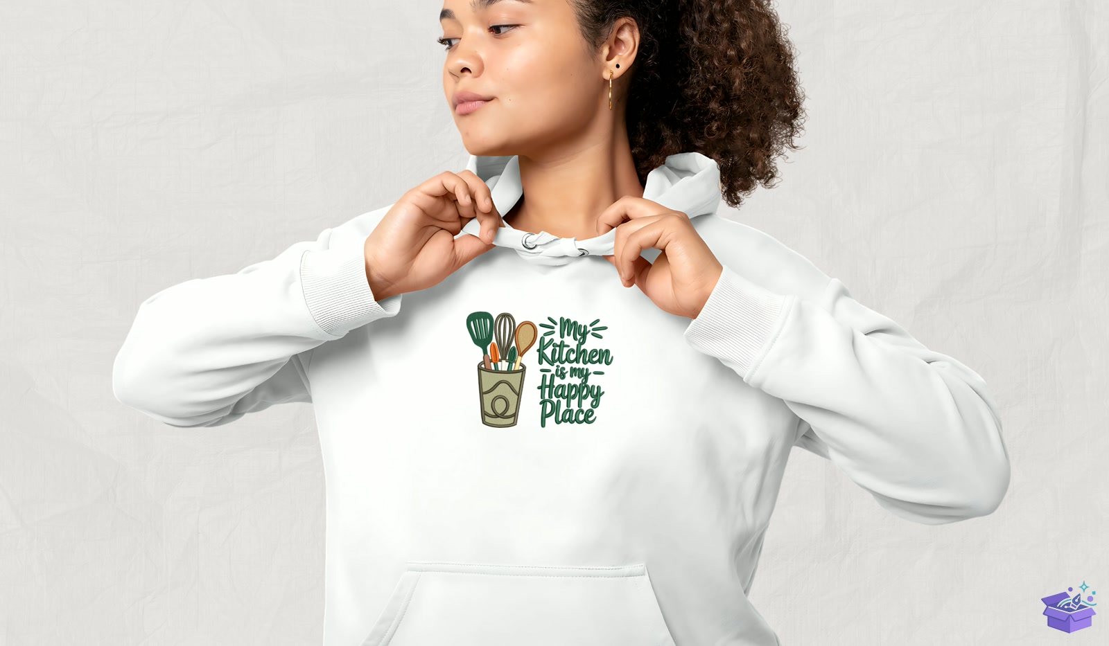 Cooking Utensils Quote - Makine Nakış Deseni (SVG, DXF, EPS, PNG) - detaylı önizleme 4