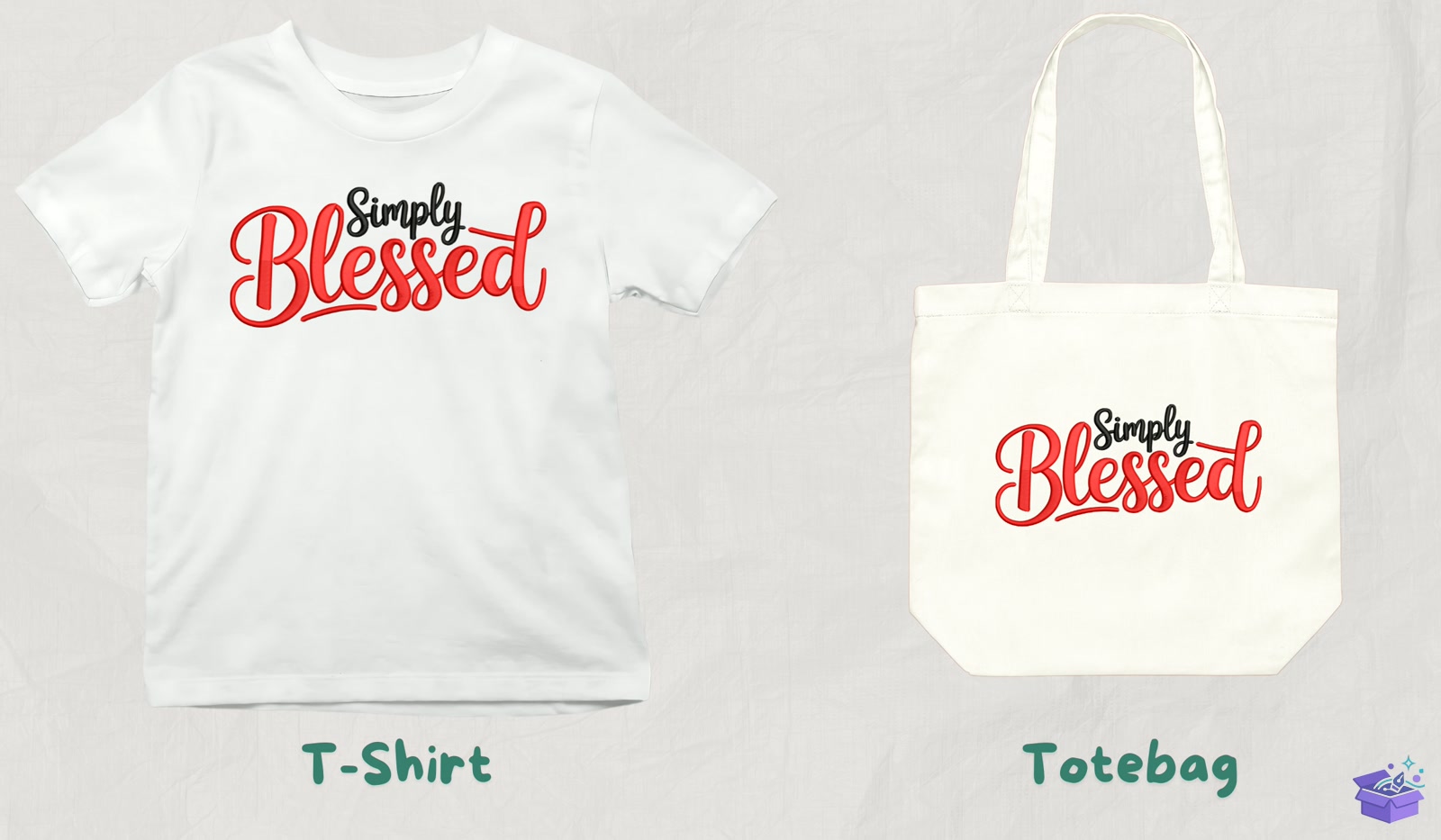 Script Faith Quote - Makine Nakış Deseni (SVG, DXF, EPS, PNG) - detaylı önizleme 3