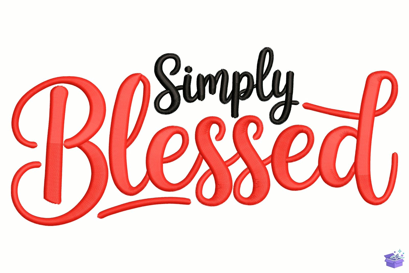Script Faith Quote - Makine Nakış Deseni (SVG, DXF, EPS, PNG) - detaylı önizleme 5