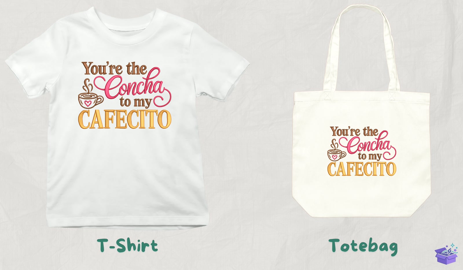 Coffee Love Quote - Makine Nakış Deseni (SVG, DXF, EPS, PNG) - detaylı önizleme 3