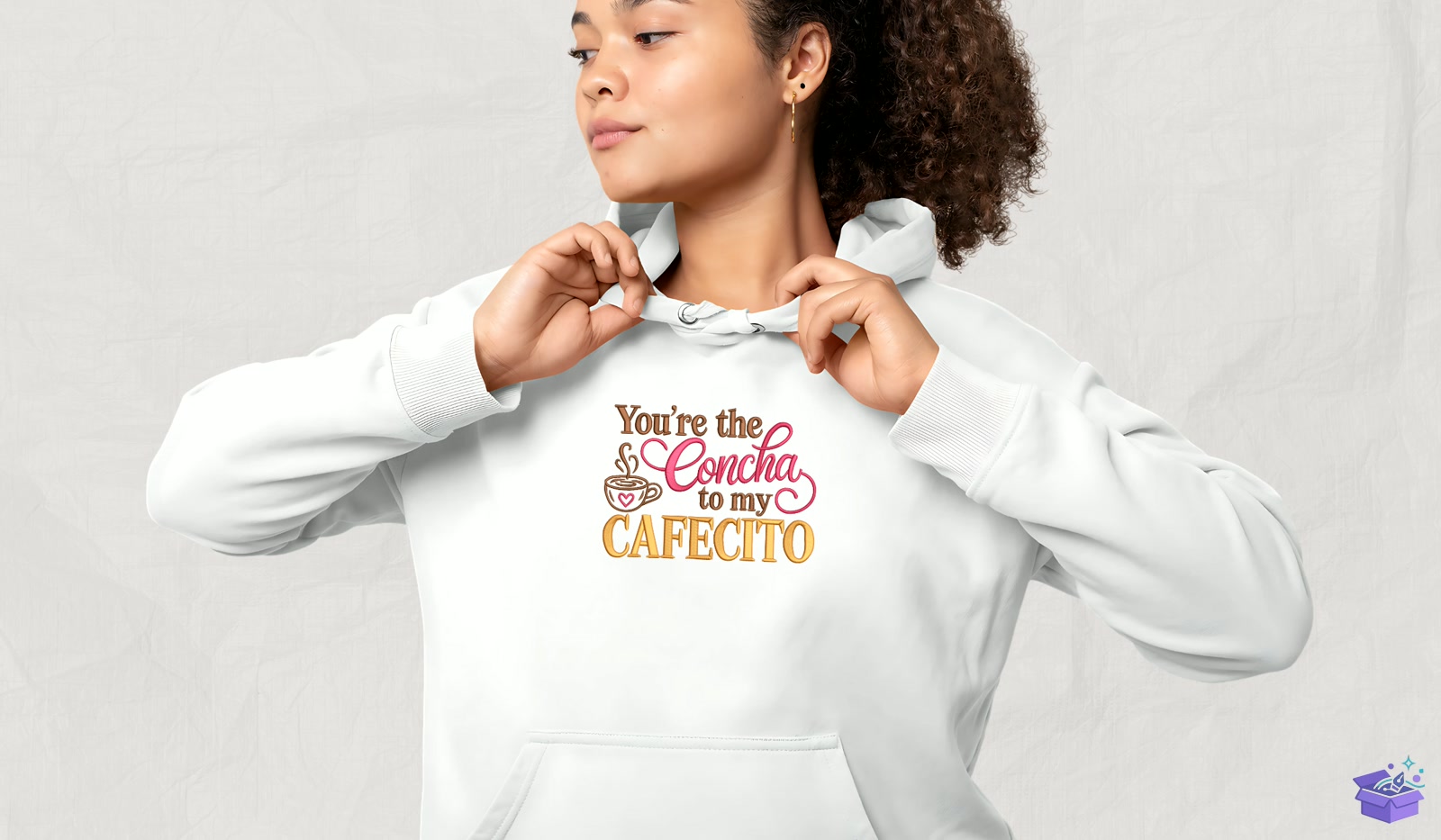 Coffee Love Quote - Makine Nakış Deseni (SVG, DXF, EPS, PNG) - detaylı önizleme 4
