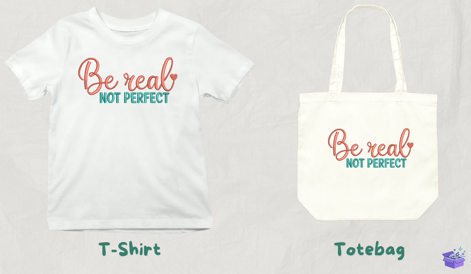 Positive Message - Makine Nakış Deseni (SVG, DXF, EPS, PNG) - detaylı önizleme 3