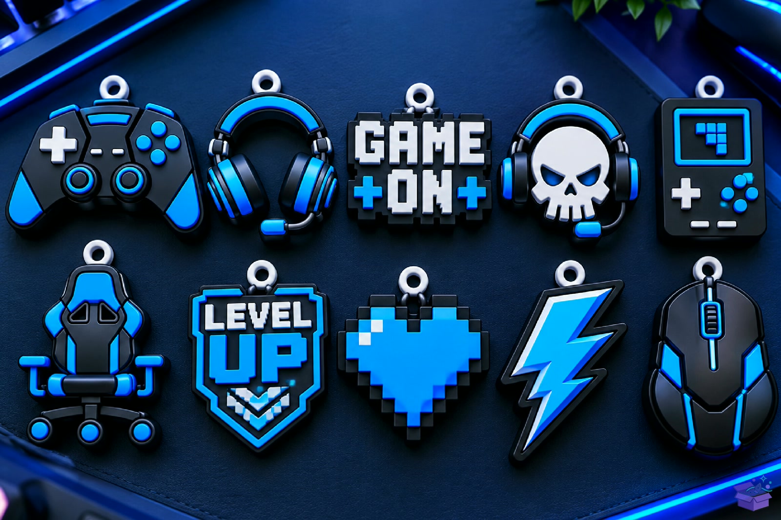 Gamer STL Anahtarlık Collection - 3D Baskı ve Model Dosyası (STL, OBJ, 3MF) - detaylı önizleme 2