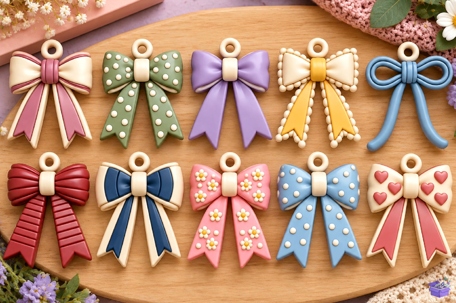 Bow Ribbon STL Anahtarlık Collection - 3D Baskı ve Model Dosyası (STL, OBJ, 3MF) - detaylı önizleme 3