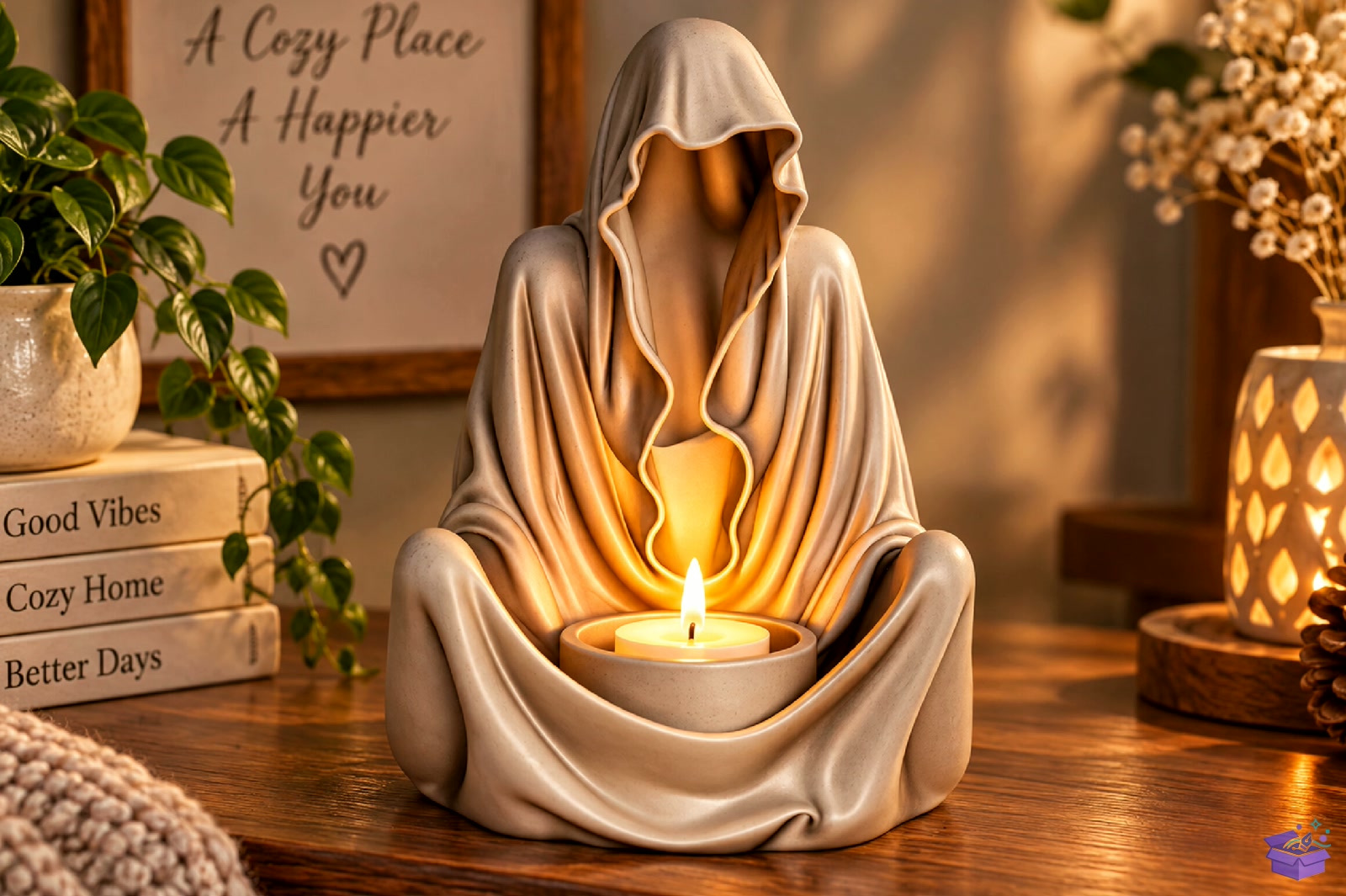 Hooded Monk Mumluk STL - 3D Baskı ve Model Dosyası (STL, OBJ, 3MF) - 3D Baskı  İndir (STL, OBJ, 3MF)