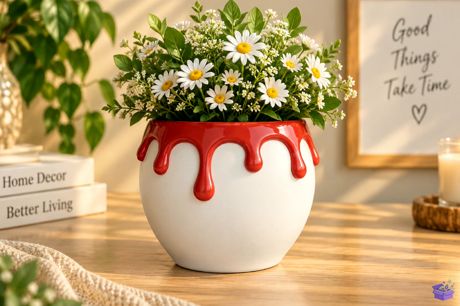 Dripping Rim Çiçek Pot STL Design - 3D Baskı ve Model Dosyası (STL, OBJ, 3MF) - detaylı önizleme 2