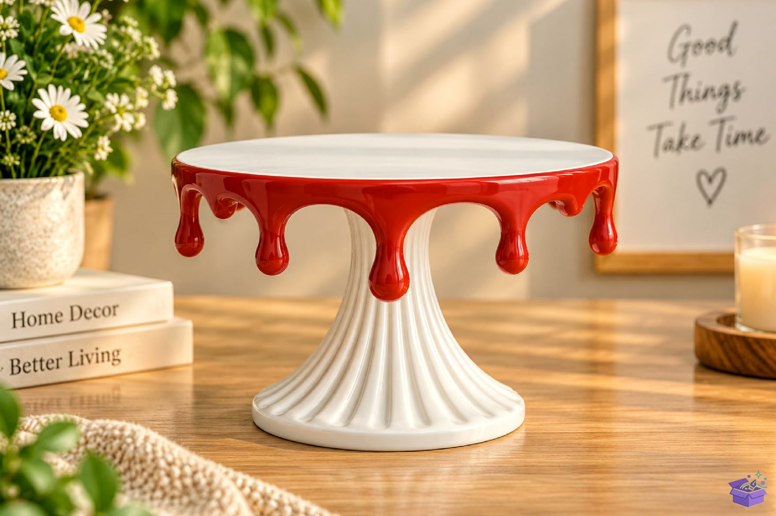 Dripping Edge Side Table STL - 3D Baskı ve Model Dosyası (STL, OBJ, 3MF) - detaylı önizleme 3
