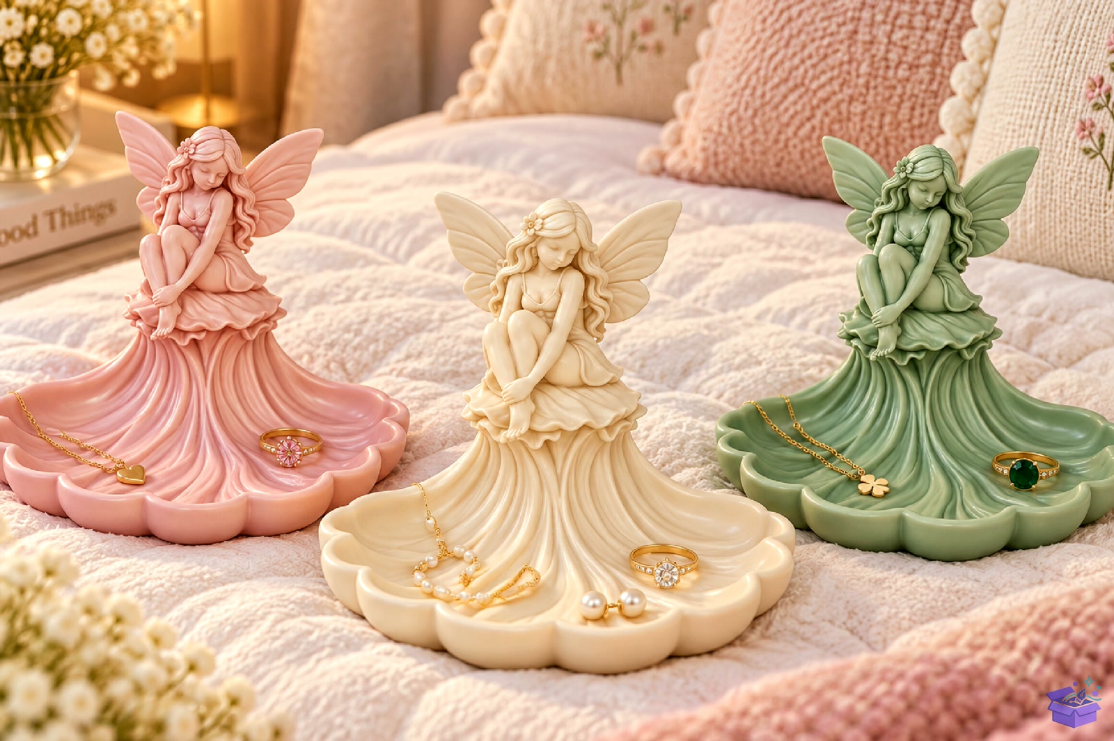 Fairy Takı Aksesuar Tray STL - 3D Baskı ve Model Dosyası (STL, OBJ, 3MF) - detaylı önizleme 2