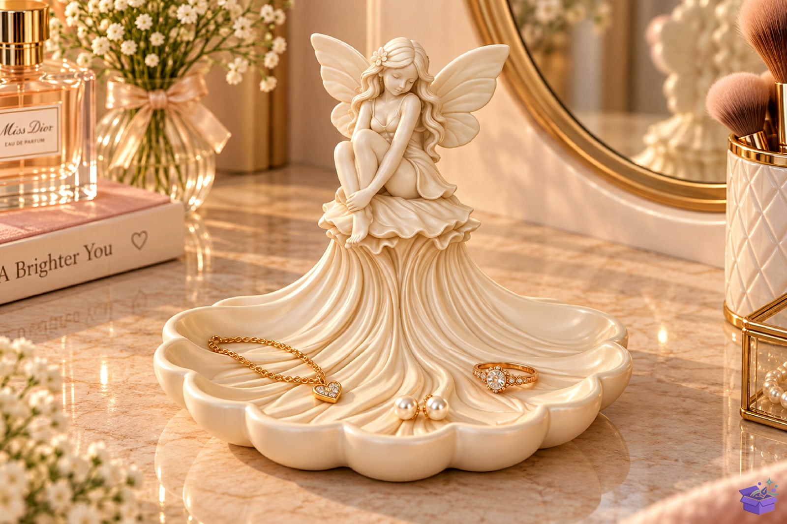 Fairy Takı Aksesuar Tray STL - 3D Baskı ve Model Dosyası (STL, OBJ, 3MF) - detaylı önizleme 3