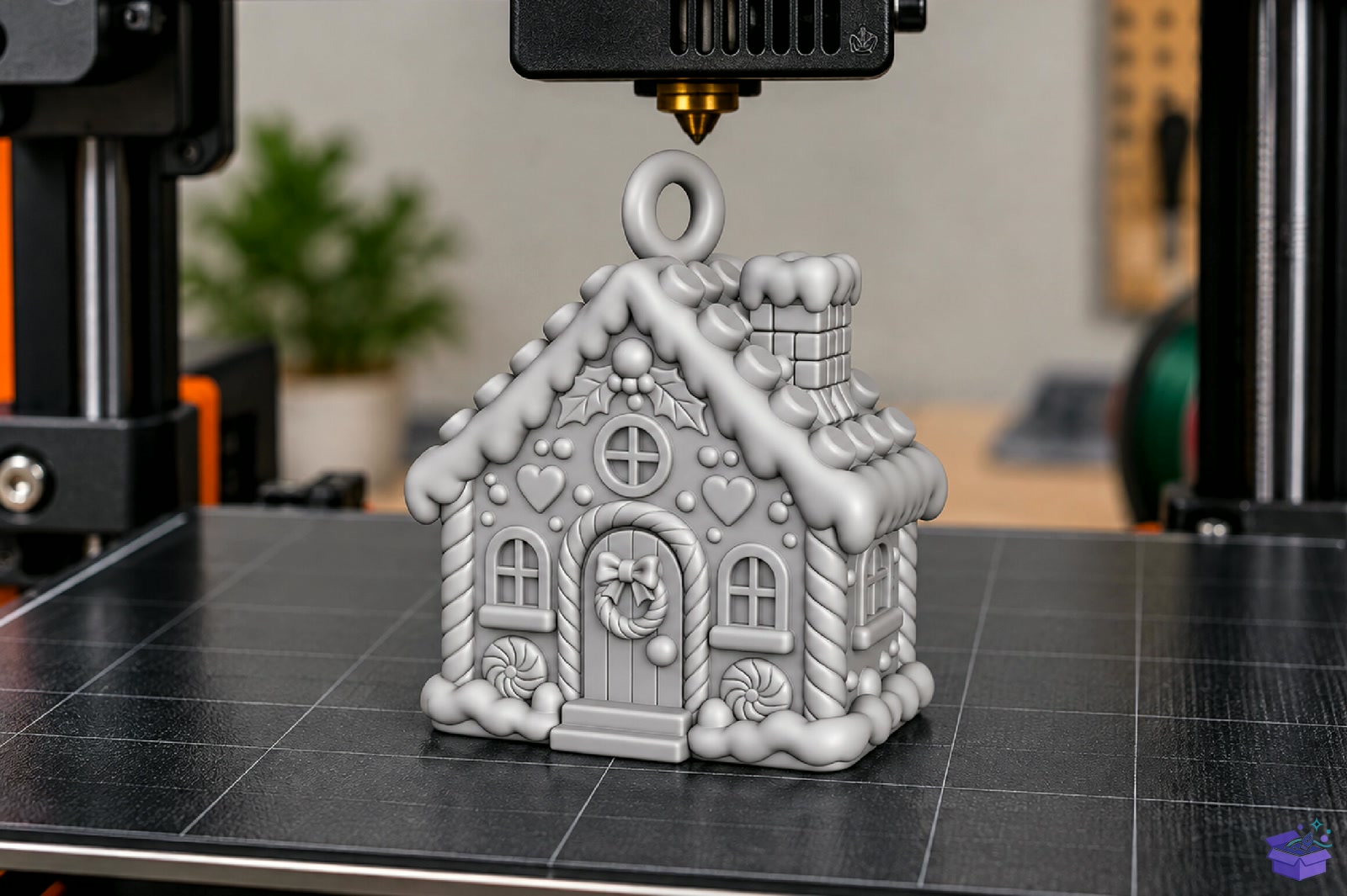 Gingerbread House Süs STL - 3D Baskı ve Model Dosyası (STL, OBJ, 3MF) - detaylı önizleme 3
