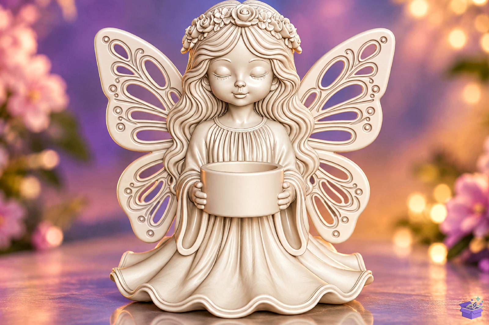 Fairy Mumluk 3D STL Print File - 3D Baskı ve Model Dosyası (STL, OBJ, 3MF) - detaylı önizleme 3
