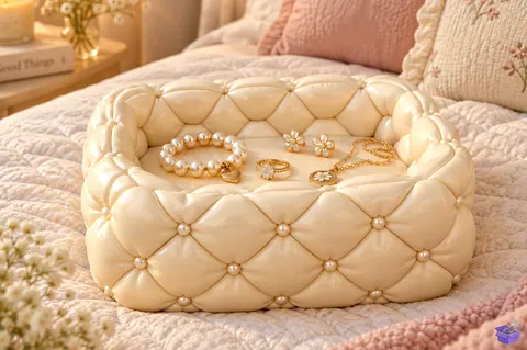 Quilted Pearl Takı Aksesuar Tray STL - 3D Baskı ve Model Dosyası (STL, OBJ, 3MF) - 3D Baskı  İndir (STL, OBJ, 3MF)