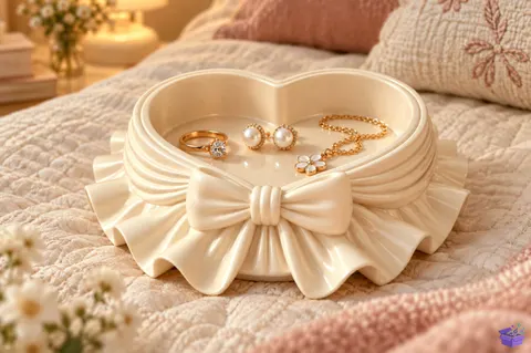 Kalp Temalı Bow Takı Aksesuar Tray STL - 3D Baskı ve Model Dosyası (STL, OBJ, 3MF) - 3D Baskı  İndir (STL, OBJ, 3MF)
