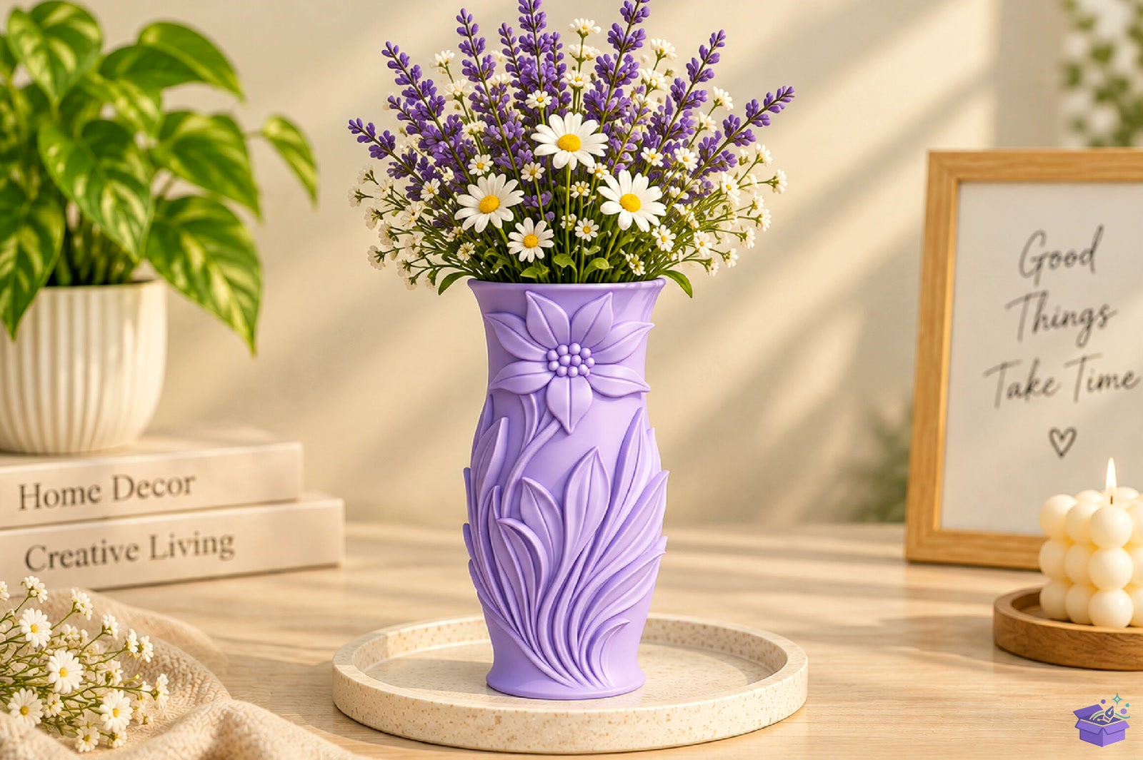 Twisted Ribbed Çiçek Vazo Tasarımı STL - 3D Baskı ve Model Dosyası (STL, OBJ, 3MF) - detaylı önizleme 2