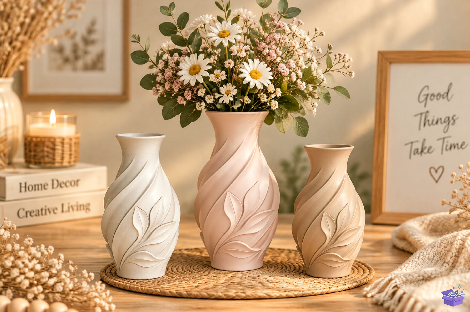 Twisted Leaf Vazo Tasarımı STL - 3D Baskı ve Model Dosyası (STL, OBJ, 3MF) - detaylı önizleme 2