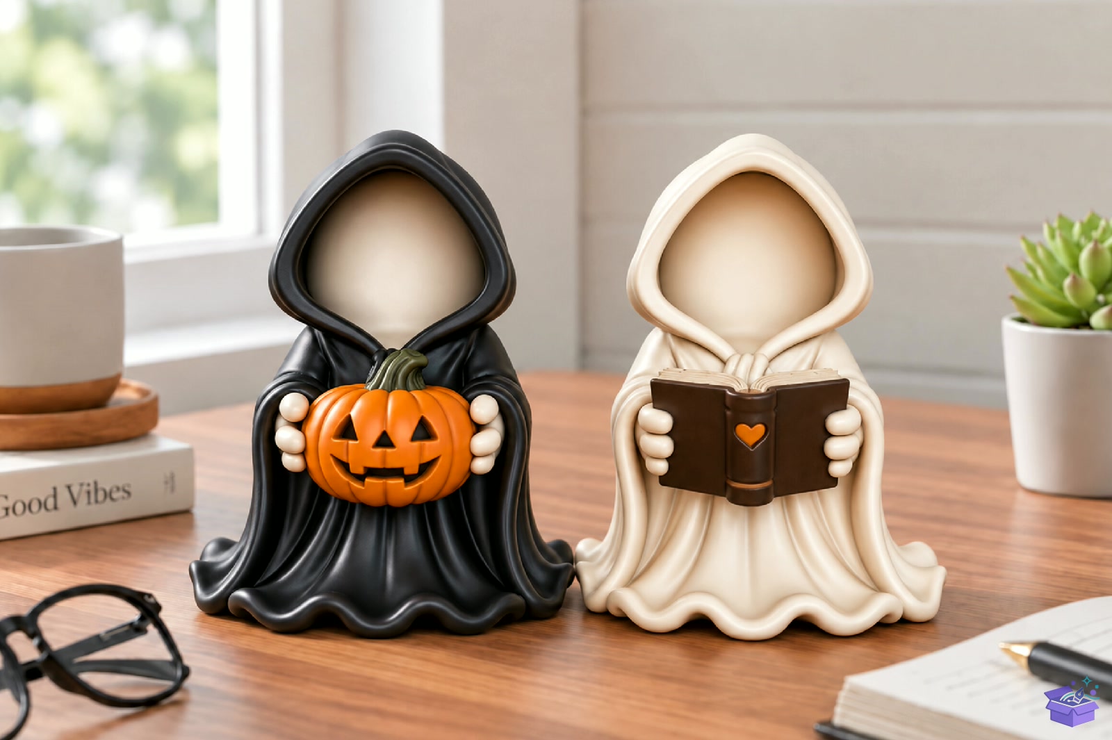 Cute Hooded Ghost 3D STL - 3D Baskı ve Model Dosyası (STL, OBJ, 3MF) - detaylı önizleme 3