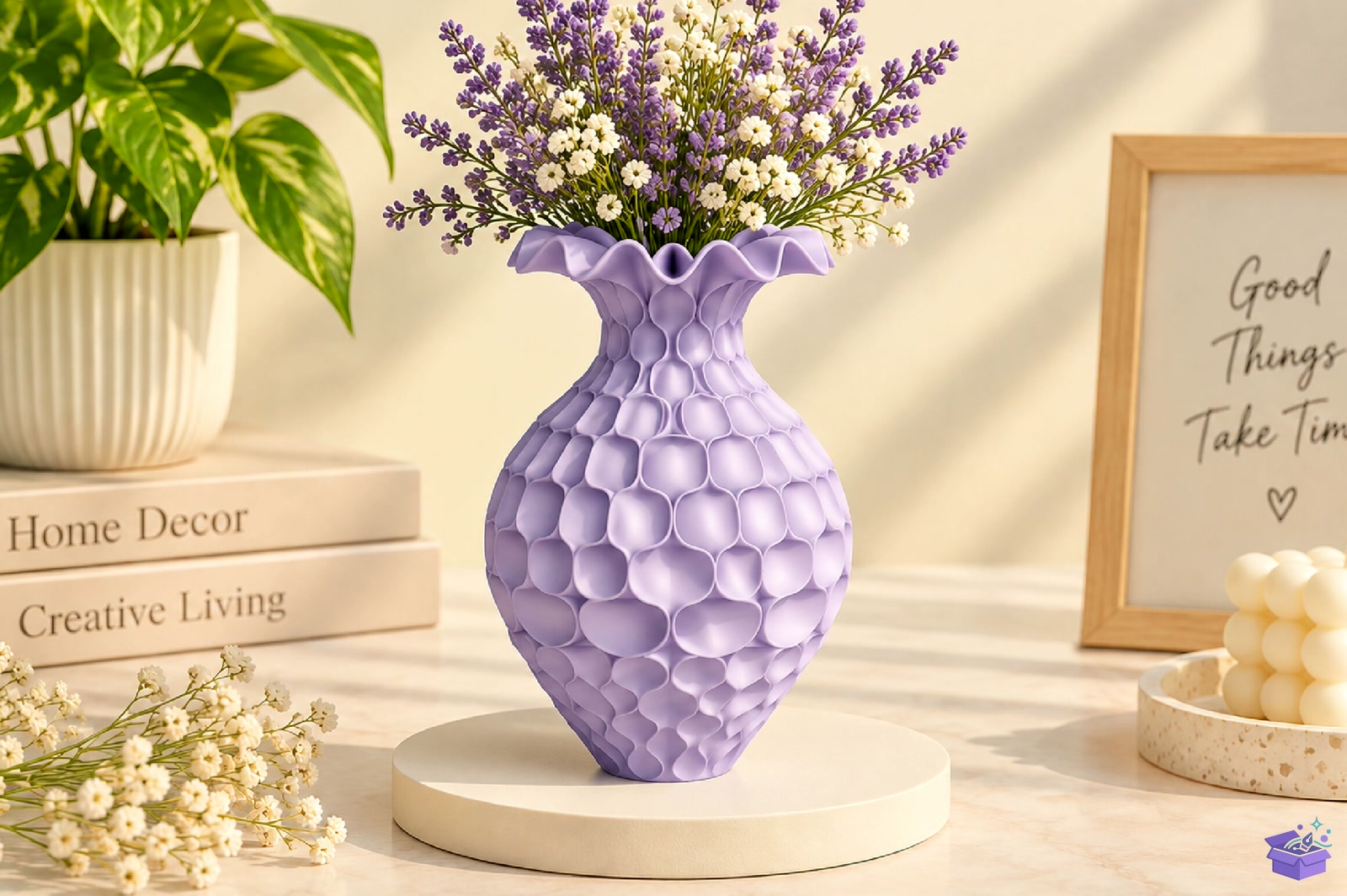Bubble Texture Vazo Tasarımı 3D STL - 3D Baskı ve Model Dosyası (STL, OBJ, 3MF) - detaylı önizleme 2