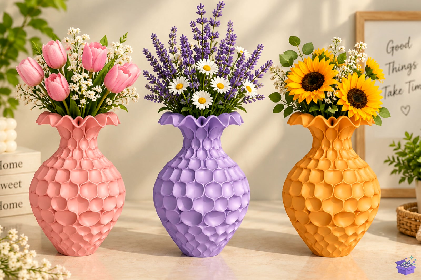Bubble Texture Vazo Tasarımı 3D STL - 3D Baskı ve Model Dosyası (STL, OBJ, 3MF) - detaylı önizleme 4