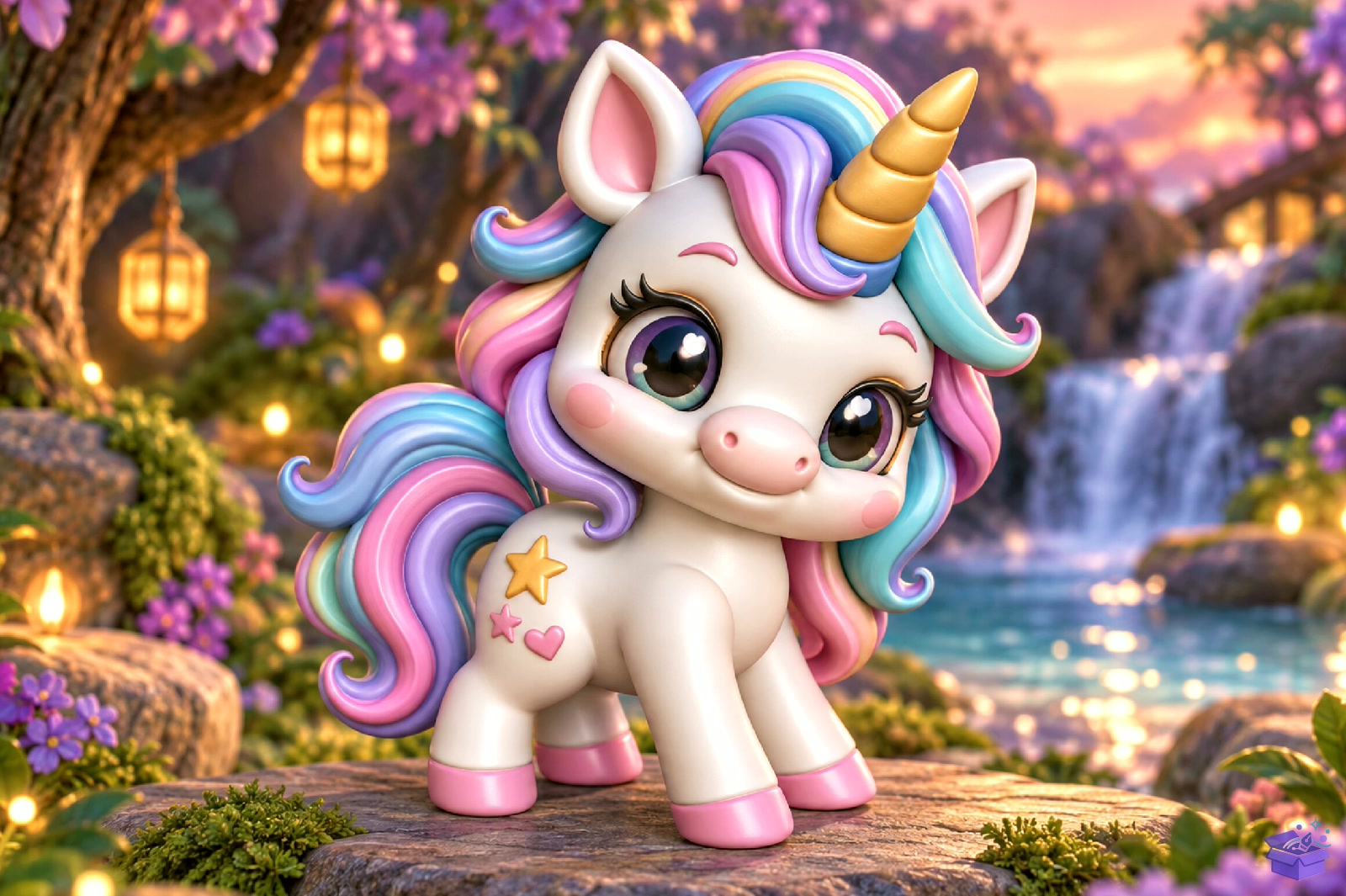 Cute Unicorn STL - 3D Baskı ve Model Dosyası (STL, OBJ, 3MF) - detaylı önizleme 2