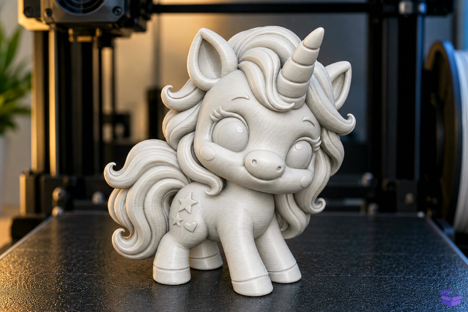 Cute Unicorn STL - 3D Baskı ve Model Dosyası (STL, OBJ, 3MF) - detaylı önizleme 3