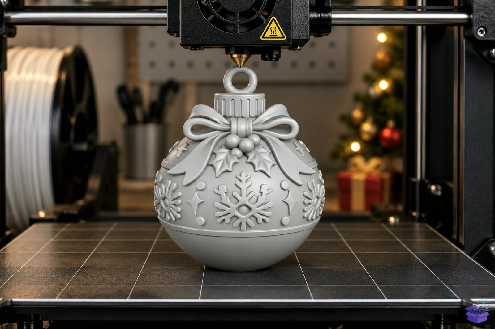 Yılbaşı Ağaç Süsü Anahtarlık STL - 3D Baskı ve Model Dosyası (STL, OBJ, 3MF) - detaylı önizleme 3