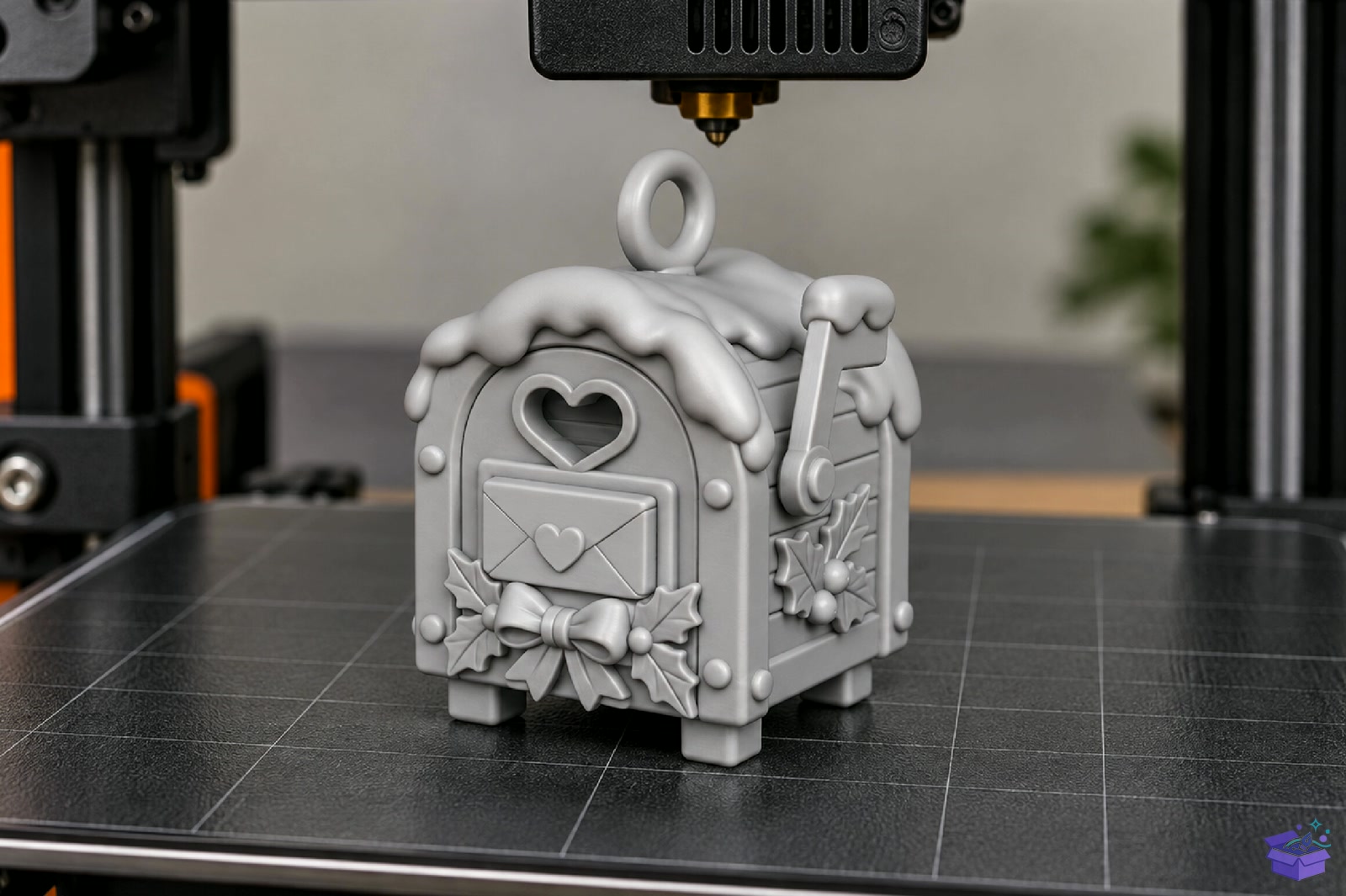 Yılbaşı Mailbox Anahtarlık STL - 3D Baskı ve Model Dosyası (STL, OBJ, 3MF) - detaylı önizleme 3