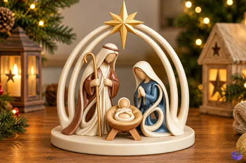 Nativity Scene 3D STL Model - 3D Baskı ve Model Dosyası (STL, OBJ, 3MF) - 3D Baskı  İndir (STL, OBJ, 3MF)