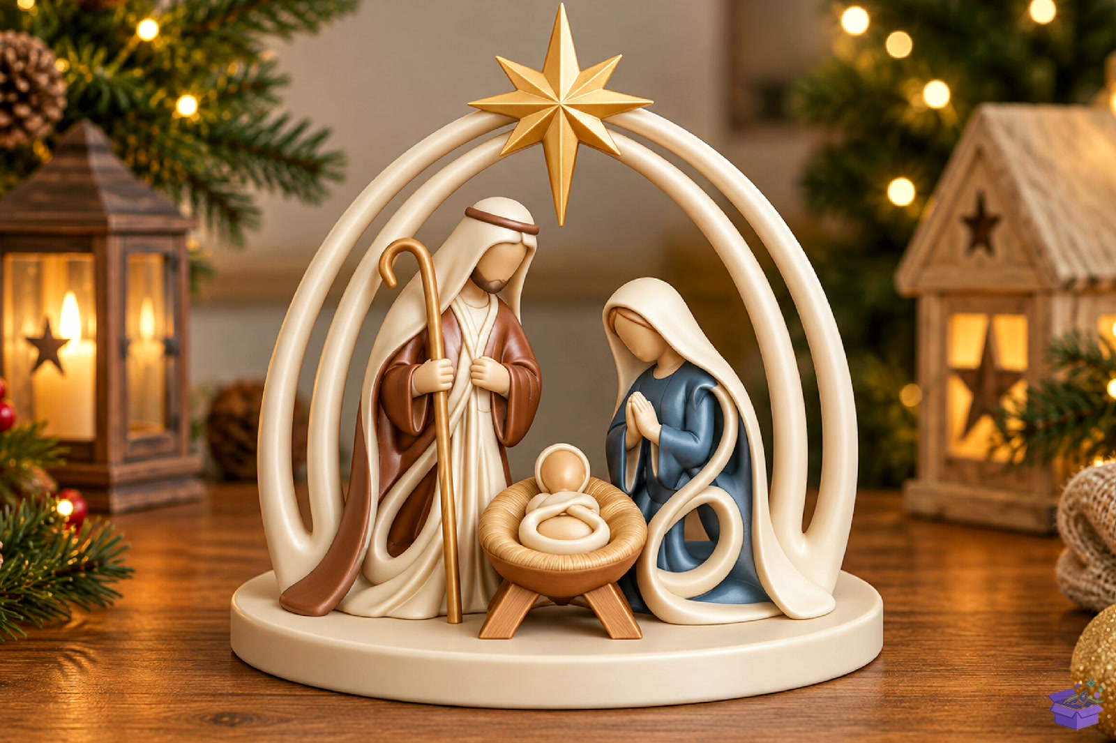 Nativity Scene 3D STL Model - 3D Baskı ve Model Dosyası (STL, OBJ, 3MF) - detaylı önizleme 4