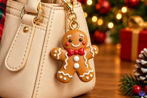 Yılbaşı Gingerbread Anahtarlık STL - 3D Baskı ve Model Dosyası (STL, OBJ, 3MF) - 3D Baskı  İndir (STL, OBJ, 3MF)