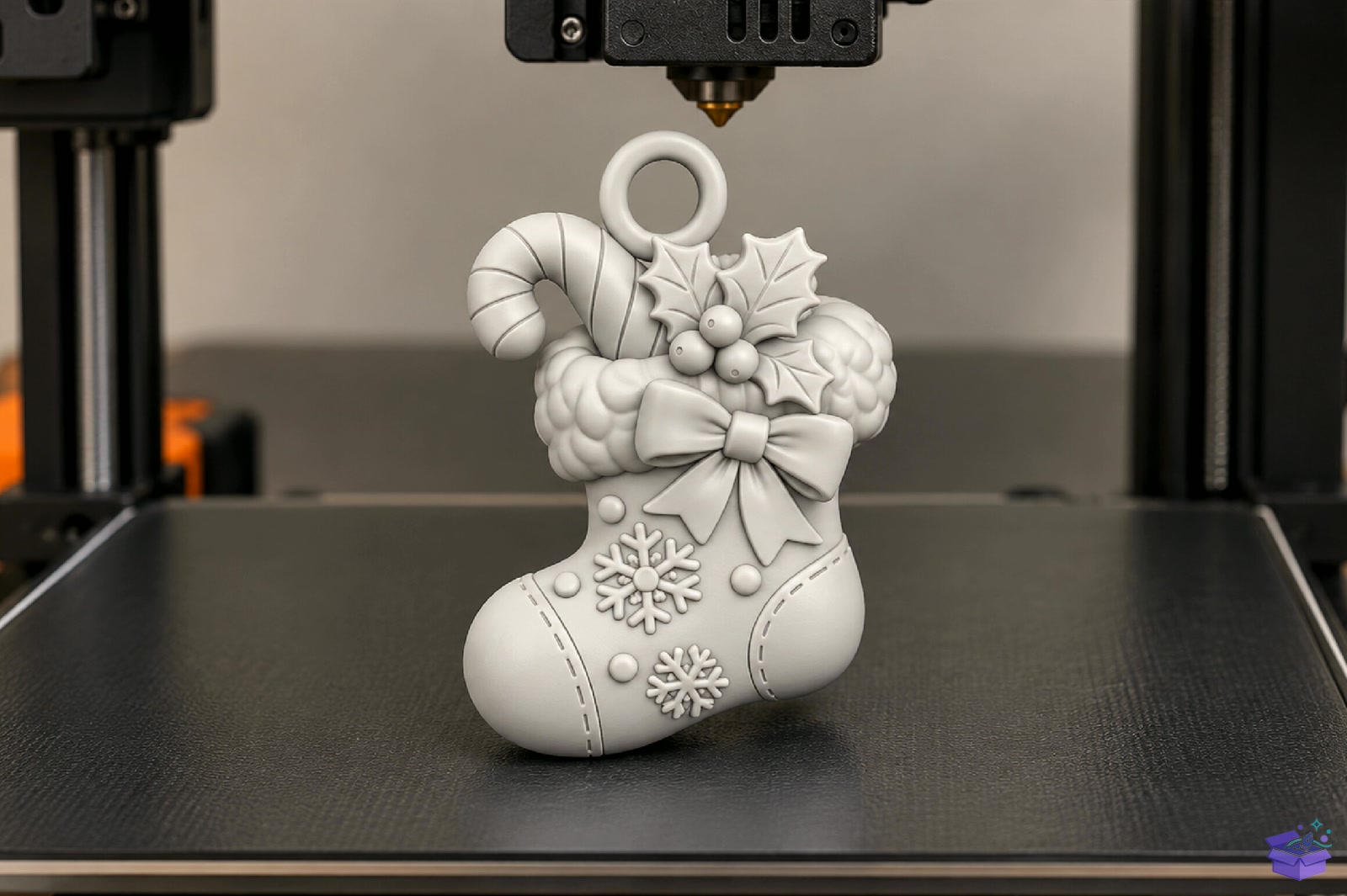 Yılbaşı Stocking Anahtarlık STL - 3D Baskı ve Model Dosyası (STL, OBJ, 3MF) - detaylı önizleme 3