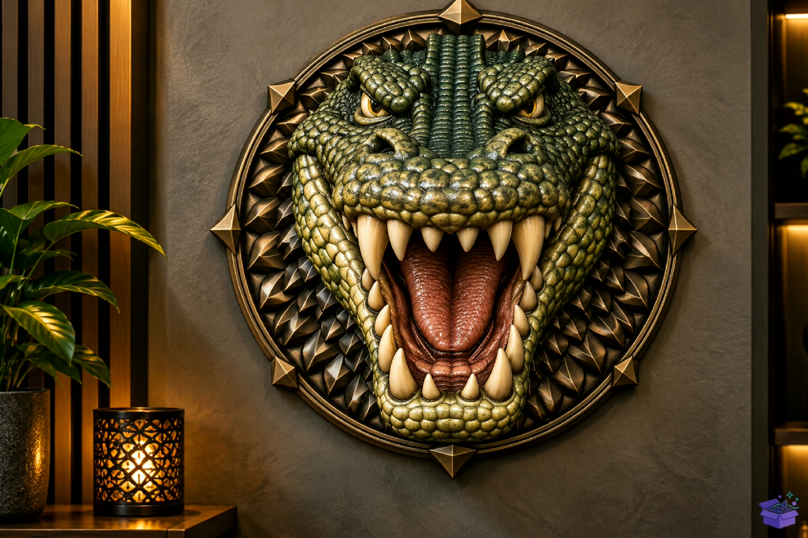 Crocodile Head STL - 3D Baskı ve Model Dosyası (STL, OBJ, 3MF) - detaylı önizleme 3