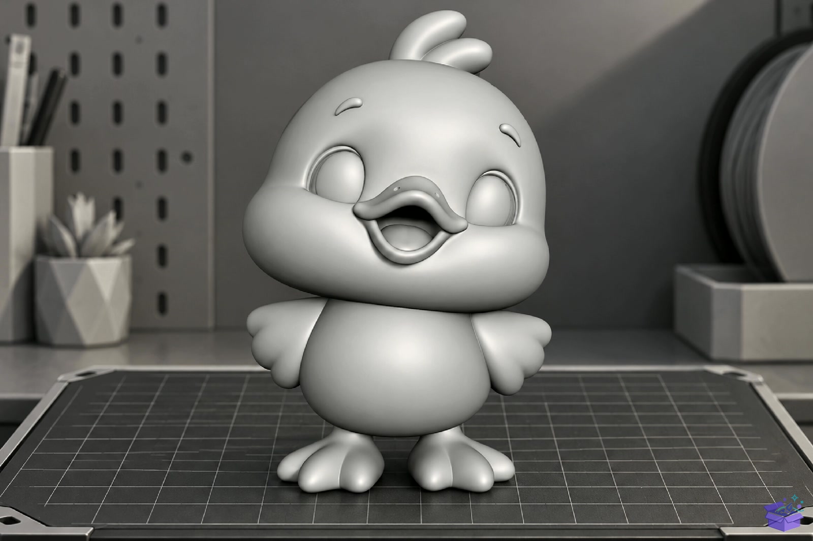 Kawaii Duck 3D Baskı STL - 3D Baskı ve Model Dosyası (STL, OBJ, 3MF) - detaylı önizleme 3