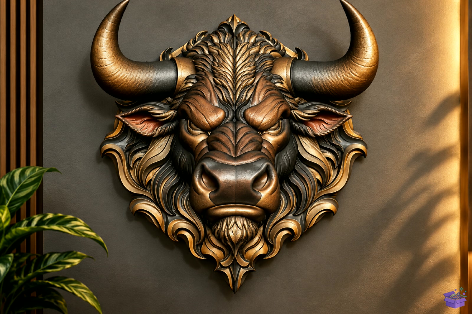 Bull Head STL - 3D Baskı ve Model Dosyası (STL, OBJ, 3MF) - detaylı önizleme 3