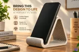 Minimalist Akıllı Telefon Tutucu - 3D Baskı ve Model Dosyası (STL) - detaylı önizleme 4