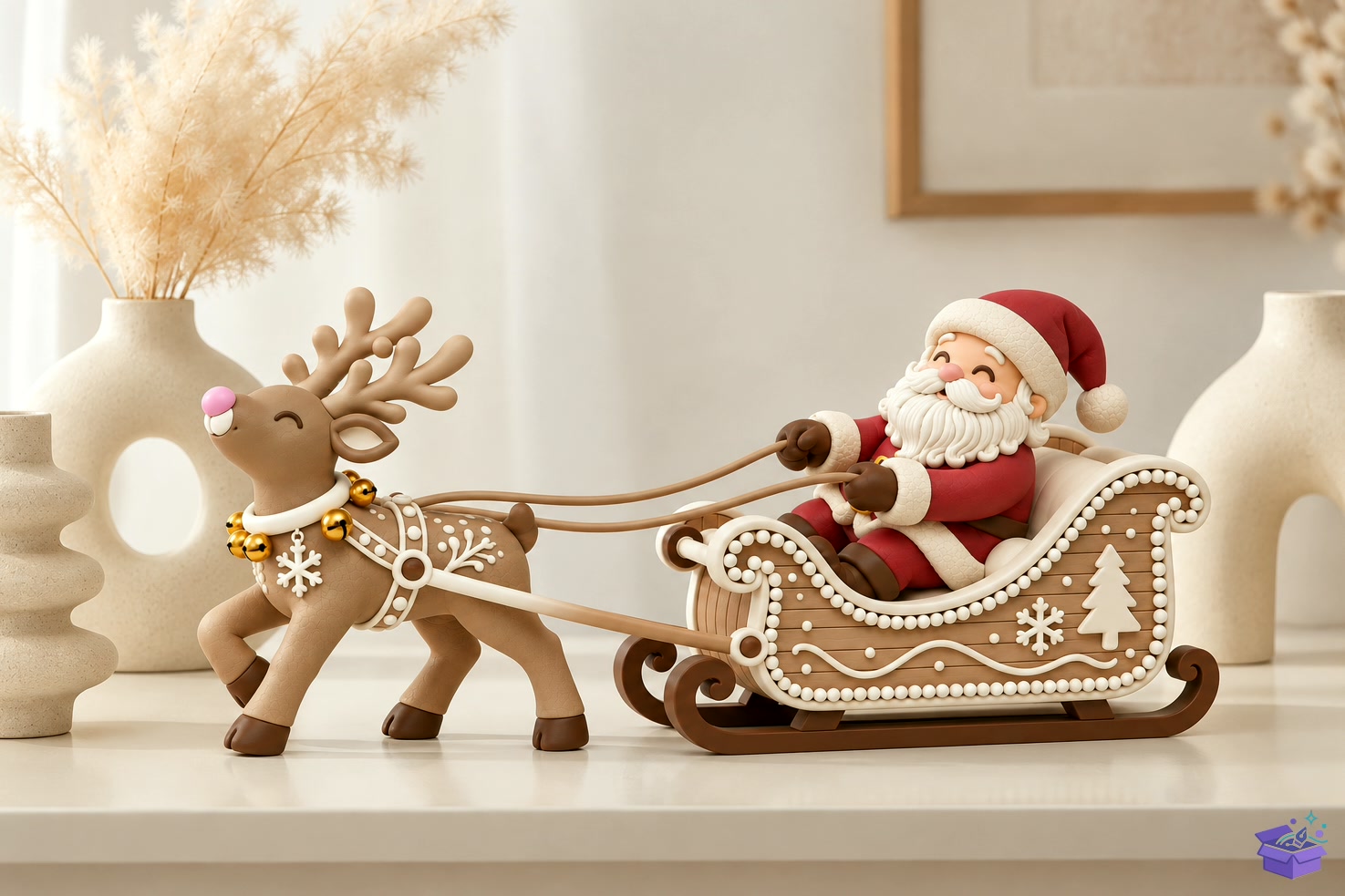 STL 3D Baskı Yılbaşı Sleigh - 3D Baskı ve Model Dosyası (STL, OBJ, 3MF) - detaylı önizleme 4
