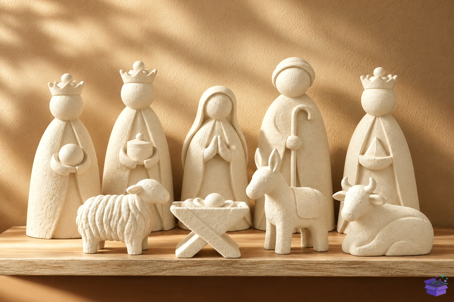 STL 3D Baskı Yılbaşı Nativity Scene - 3D Baskı ve Model Dosyası (STL, OBJ, 3MF) - detaylı önizleme 2