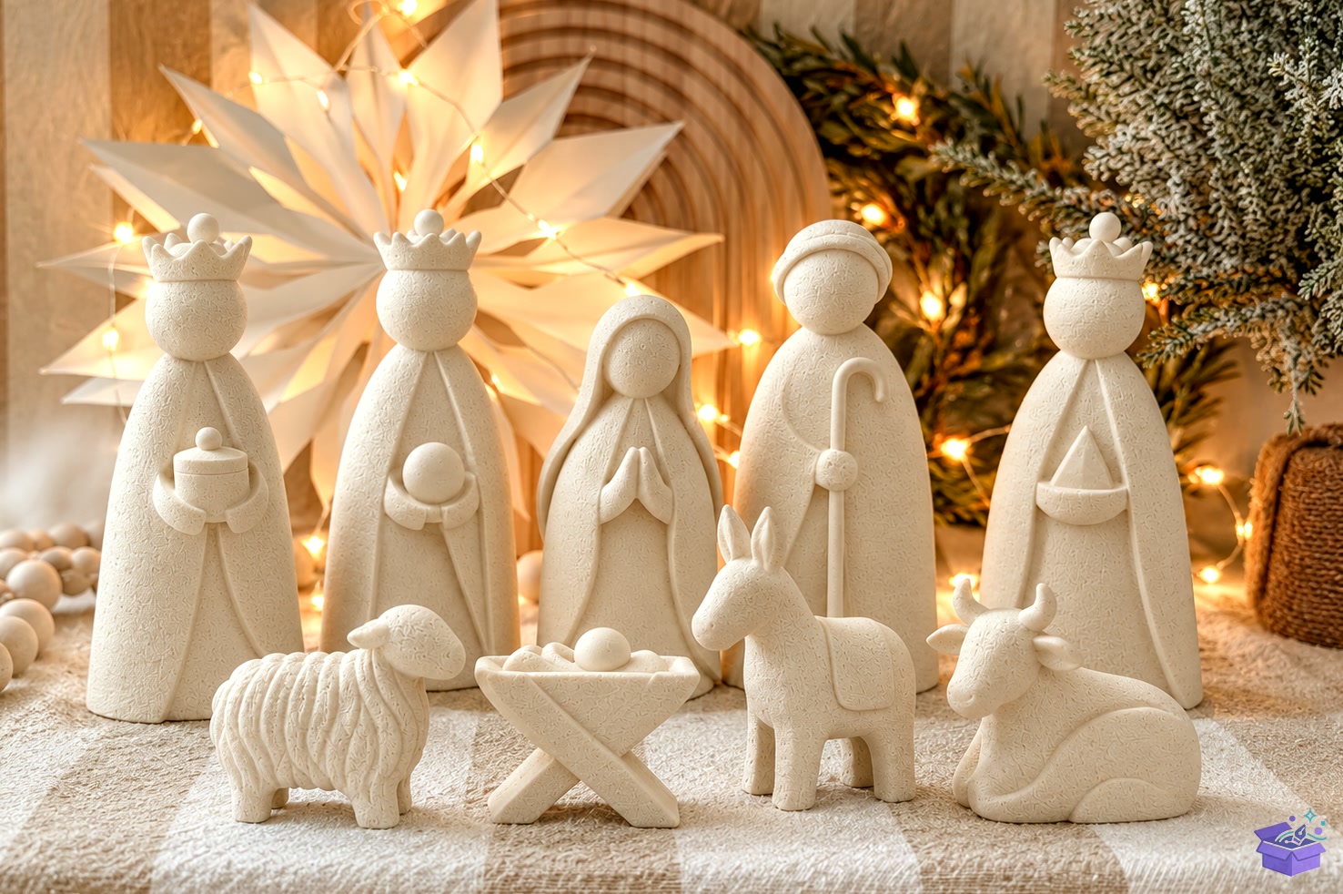 STL 3D Baskı Yılbaşı Nativity Scene - 3D Baskı ve Model Dosyası (STL, OBJ, 3MF) - detaylı önizleme 4