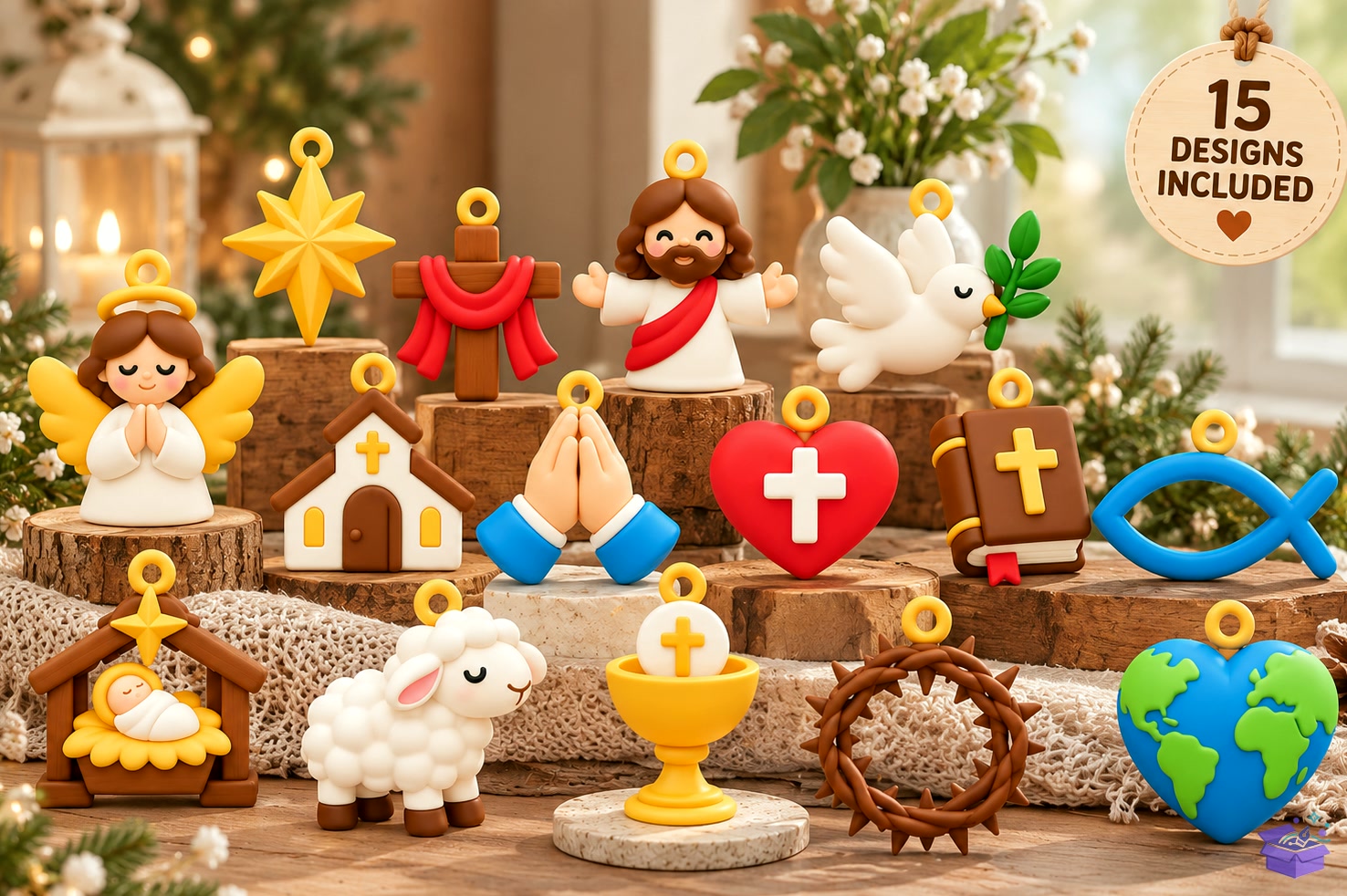 Christian Religious Süs STL 3D - 3D Baskı ve Model Dosyası (STL, OBJ, 3MF) - detaylı önizleme 4