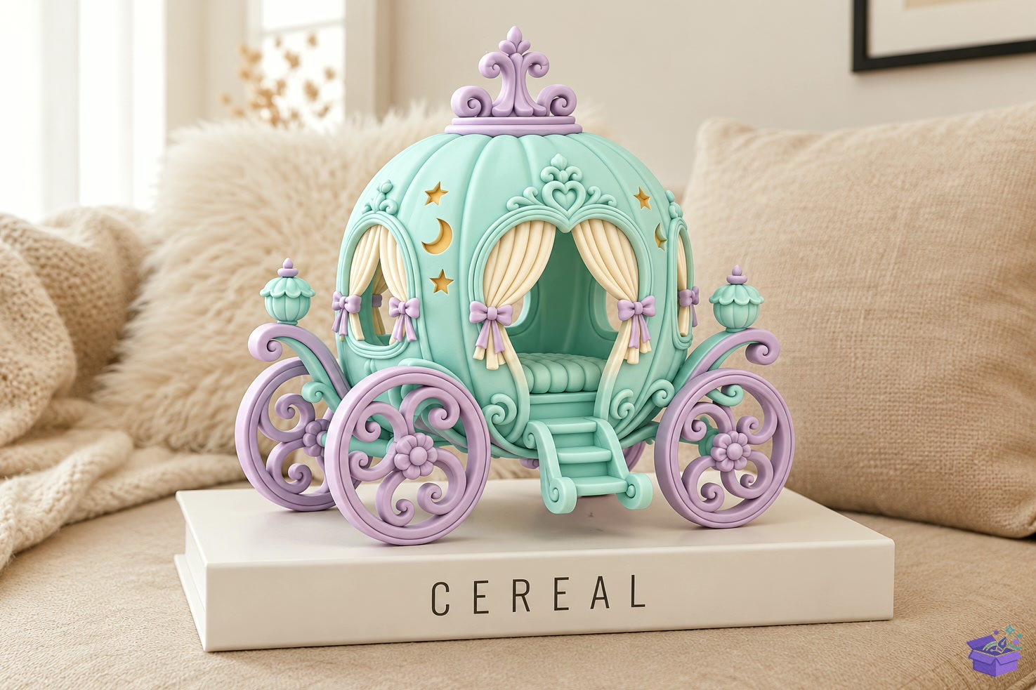 Fairytale Princess Carriage STL Model - 3D Baskı ve Model Dosyası (STL, OBJ, 3MF) - detaylı önizleme 3