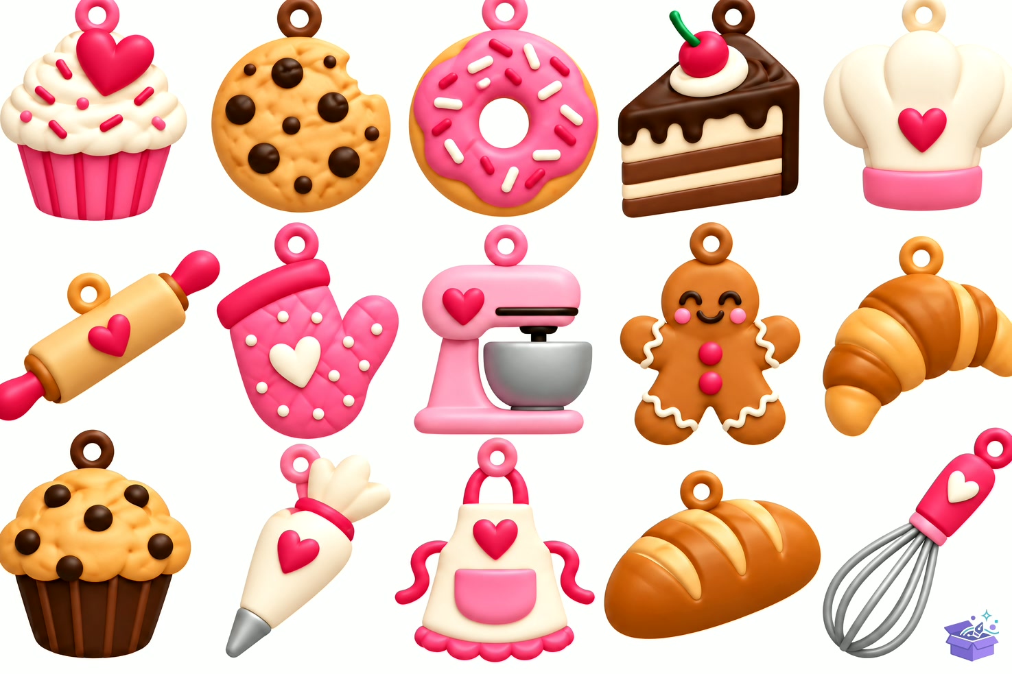 Valentine’s Day Baking Süs STL 3D - 3D Baskı ve Model Dosyası (STL, OBJ, 3MF) - detaylı önizleme 3