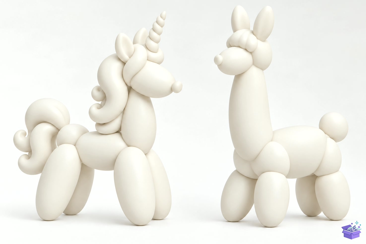 Balloon Unicorn Llama STL - 3D Baskı ve Model Dosyası (STL, OBJ, 3MF) - detaylı önizleme 2