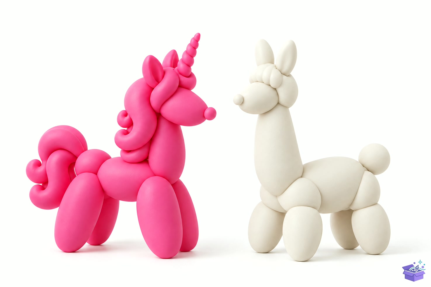 Balloon Unicorn Llama STL - 3D Baskı ve Model Dosyası (STL, OBJ, 3MF) - detaylı önizleme 3