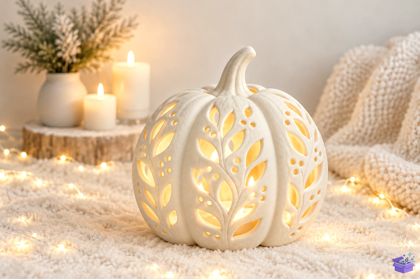 STL 3D Baskı Pumpkin Fener - 3D Baskı ve Model Dosyası (STL, OBJ, 3MF) - detaylı önizleme 3