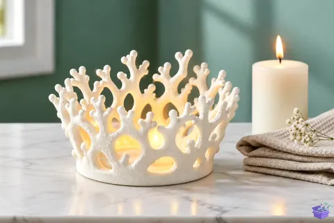 Coral Branch Tealight Tutucu STL - 3D Baskı ve Model Dosyası (STL, OBJ, 3MF) - 3D Baskı İndir (STL, OBJ, 3MF)